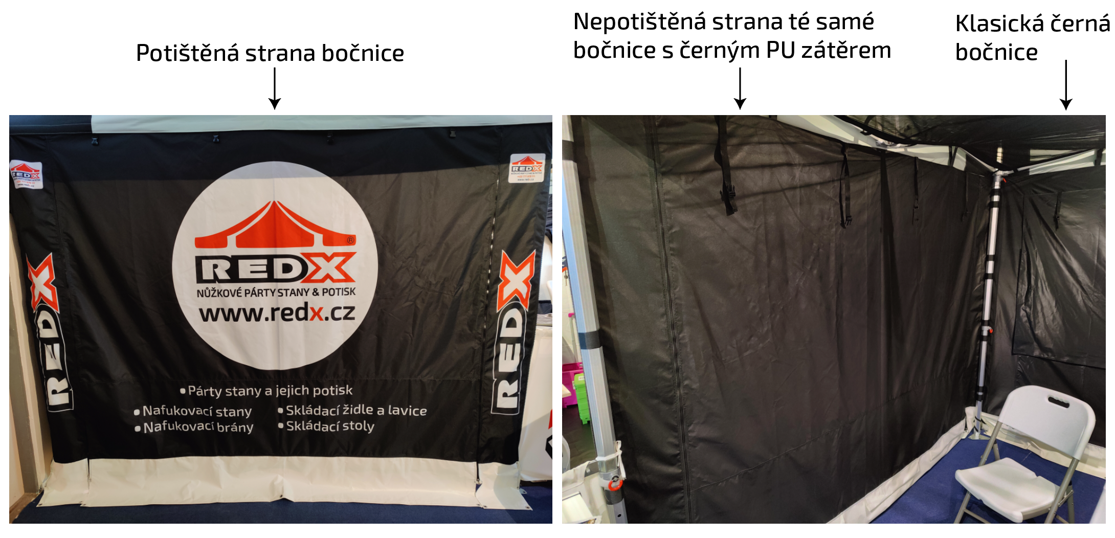 PU zátěr digitálně potištěných bočnic