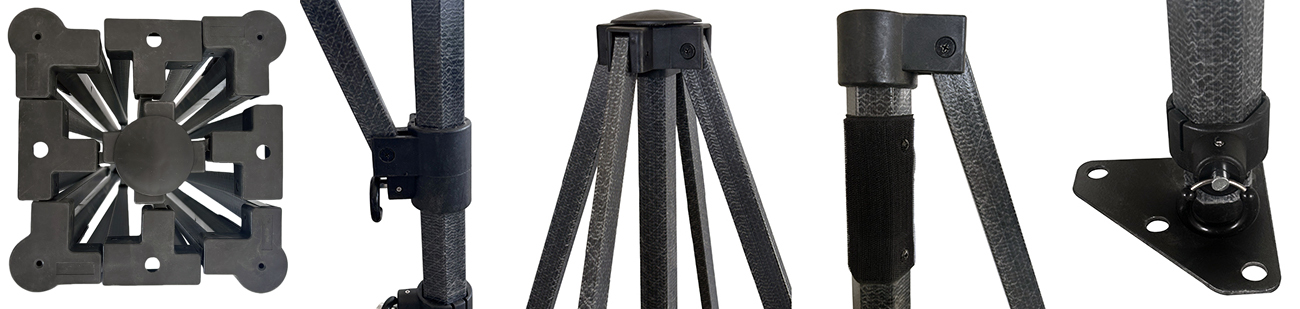 Párty stan 3x3m redx profi composite 6