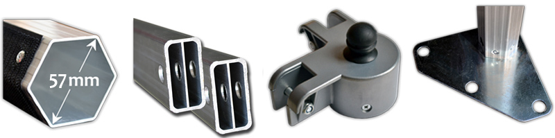 Párty stany PROFI EXTREME RedX