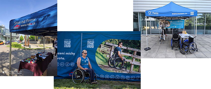 Nůžkový party altan 3x3 Dnes pomáhám