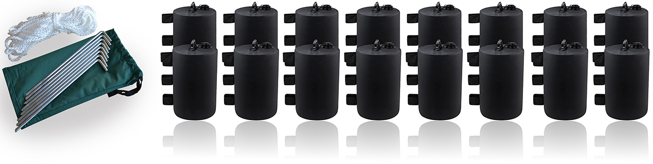 Kotvení pro stany a vaky na vodu pro stany