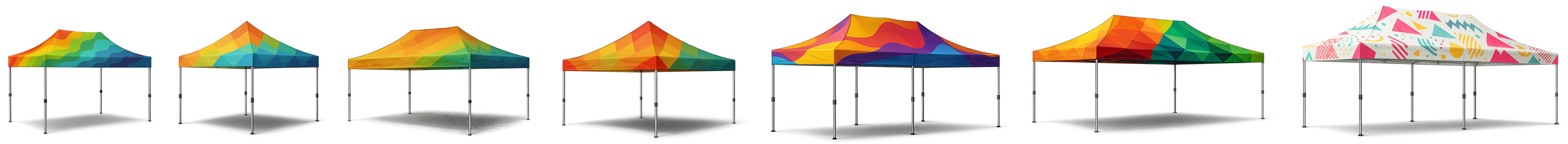 party stany s potiskem různé velikosti redx