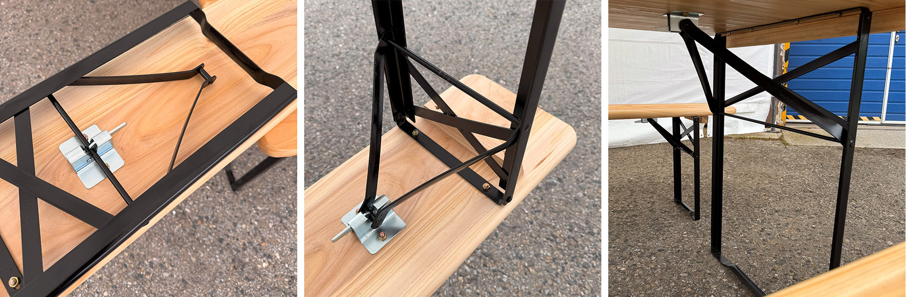 Pivní sety pevná konstrukce