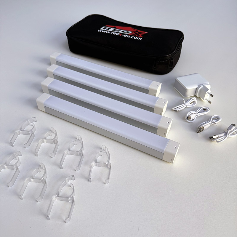 LED světla nabíjecí pro stany