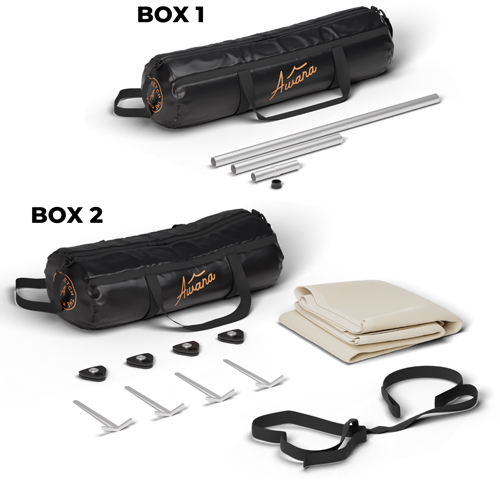 beduínský stan AWANA obsah balení