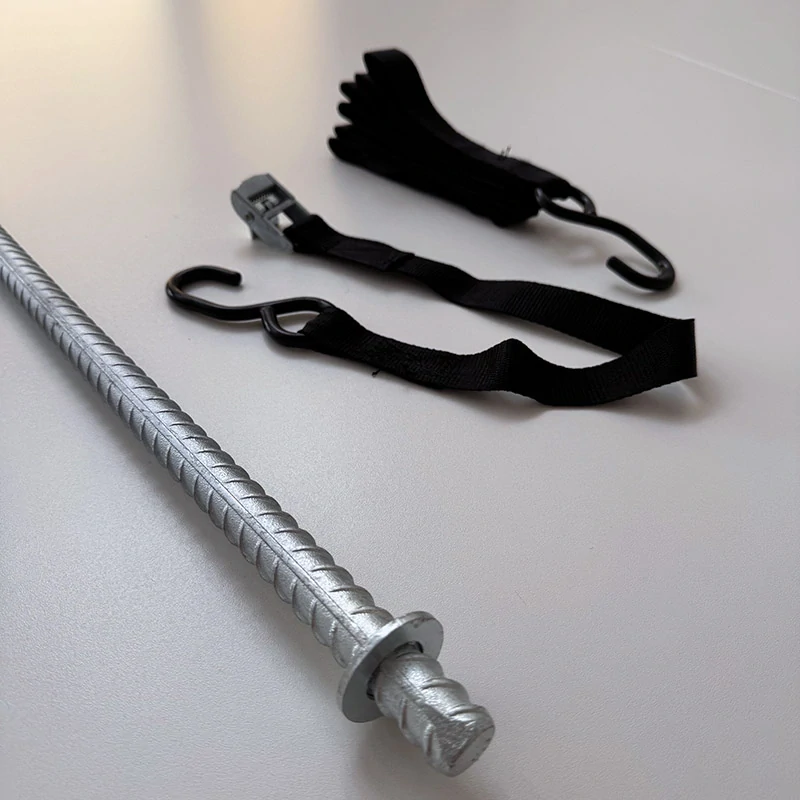 Industriální kotvící sada 60cm pro nůžkové stany na měkké povrchy