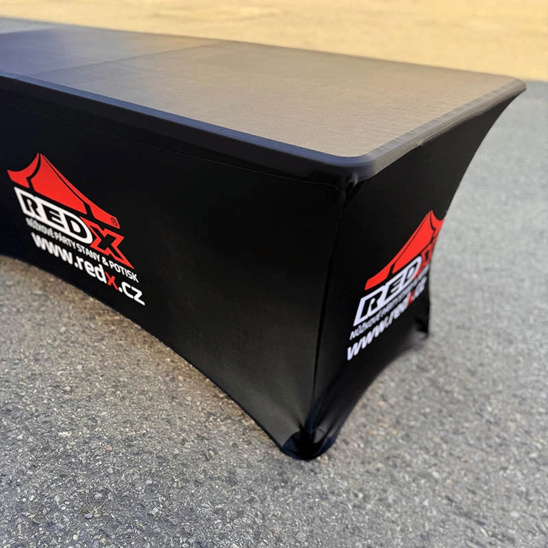 Elastický potah s potiskem pro skládací CATERING stůl