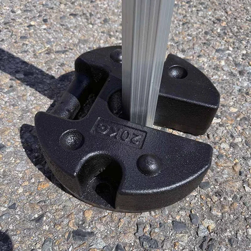 Železné závaží 20kg pro nůžkové stany