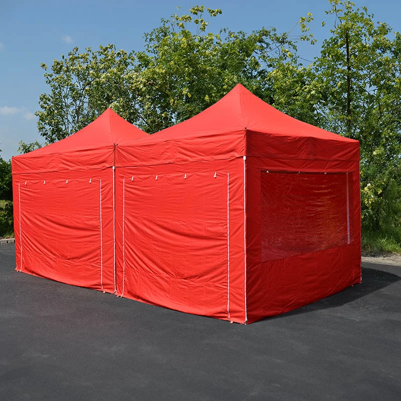 2x Nůžkový párty stan 3x3m - Balíček 1