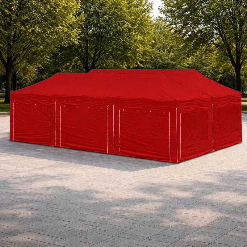 2x Nůžkový párty stan 9x3m - Balíček 4