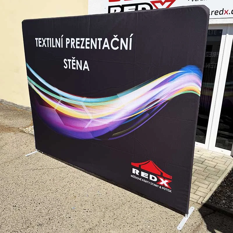 Textilní reklamní stěna