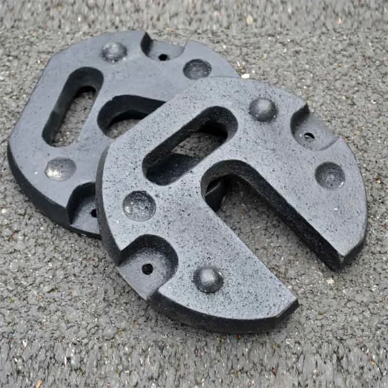 24kg Železná závaží pro nůžkové stany (Sada 2x ks á 12 kg)