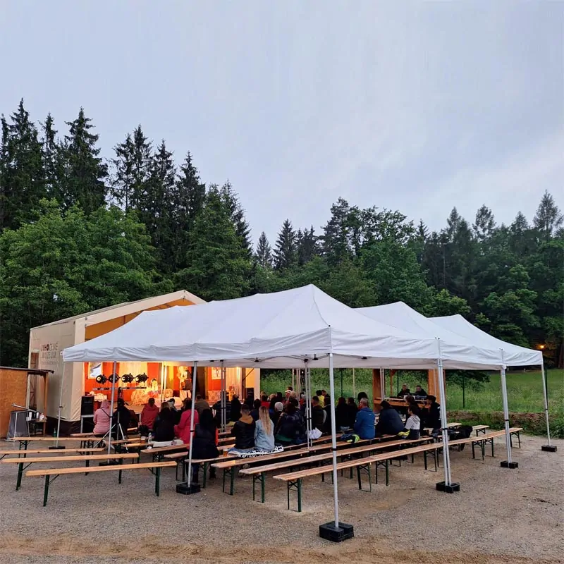 Nůžkový párty stan RedX® PROFI 3x9 m