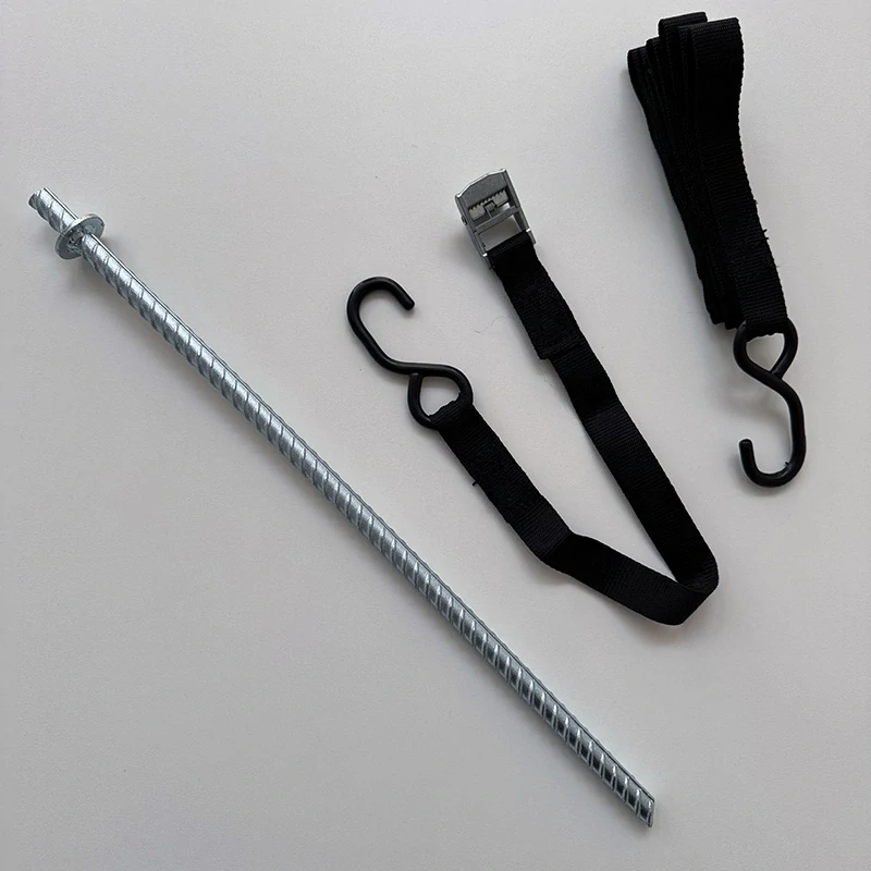 Industriální kotvící sada 50cm pro nůžkové stany na měkké povrchy