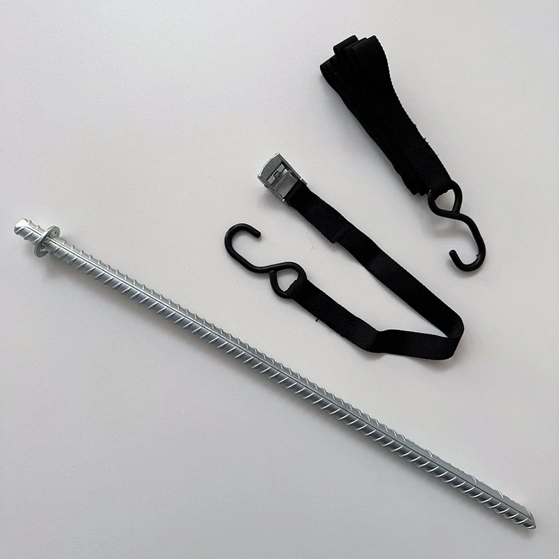 Industriální kotvící sada 60cm pro nůžkové stany na měkké povrchy