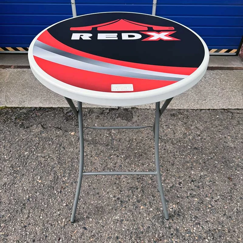 Skládací bistro stolek 80cm s potiskem