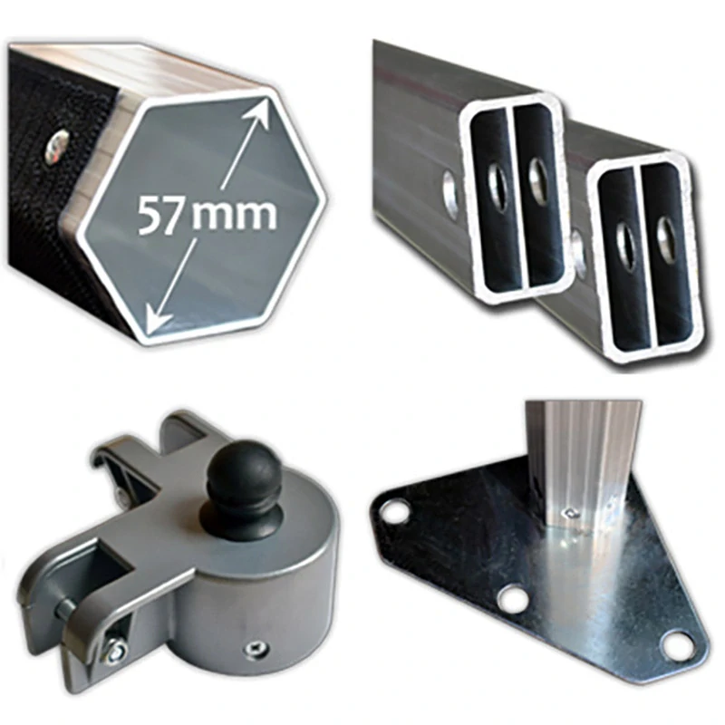 Nůžkový párty stan RedX® PROFI EXTREME 4x12 m