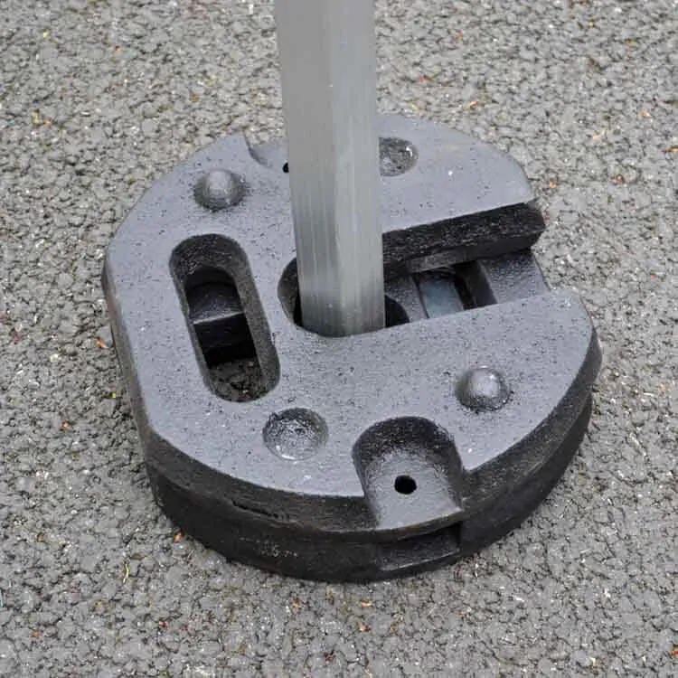 24kg Železná závaží pro nůžkové stany (Sada 2x ks á 12 kg)