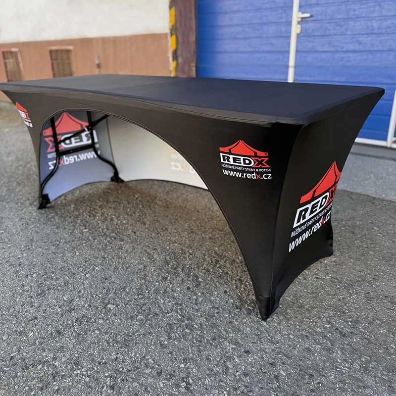 Elastický potah s potiskem pro skládací CATERING stůl