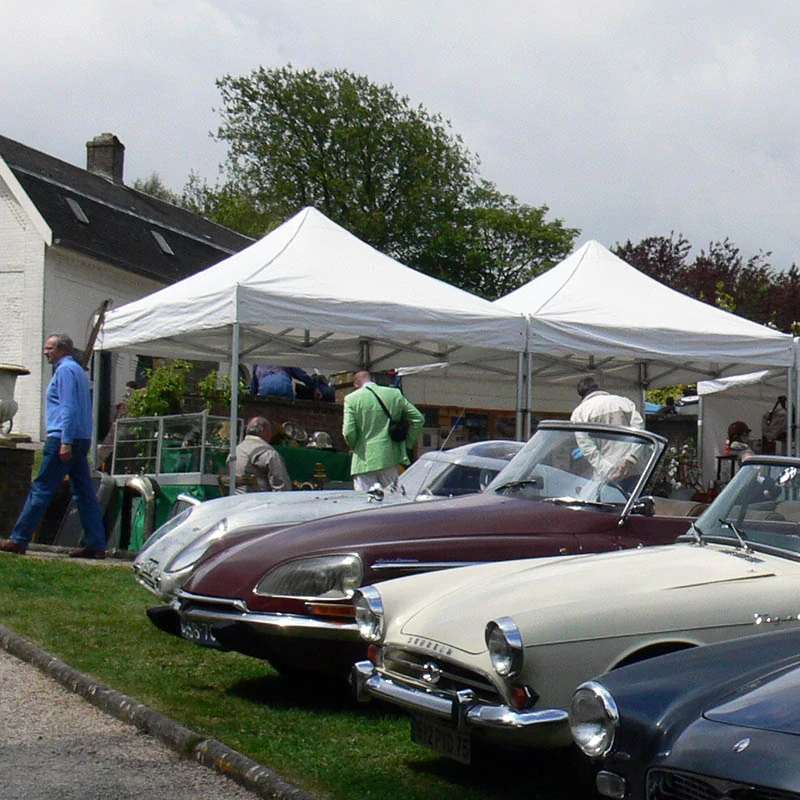 2x Nůžkový párty stan 3x3m - Balíček 1