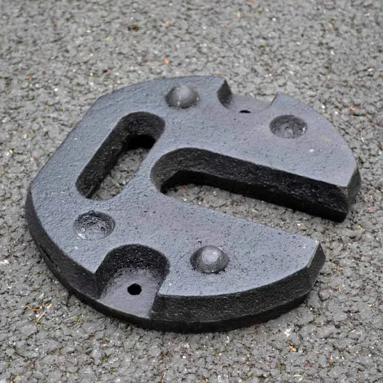 24kg Železná závaží pro nůžkové stany (Sada 2x ks á 12 kg)