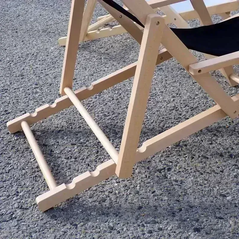 Skládací plážové lehátko s potiskem