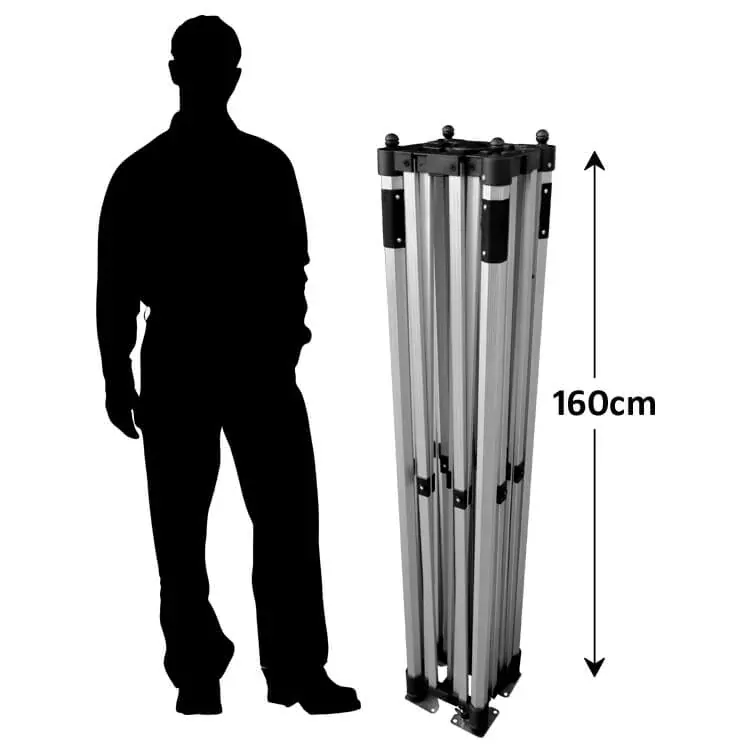 Nůžkový párty stan RedX® PROFI 1,5x1,5 m