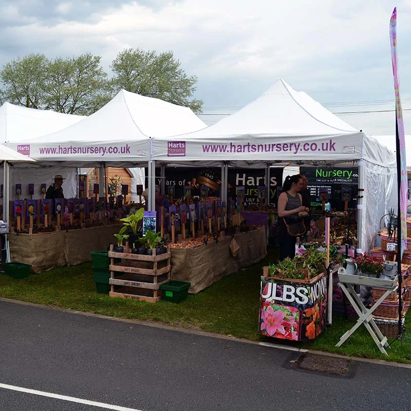 2x Nůžkový párty stan 6x3m - Balíček 3