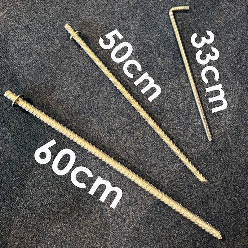 Industriální kotvící sada 33cm pro nůžkové stany na měkké povrchy