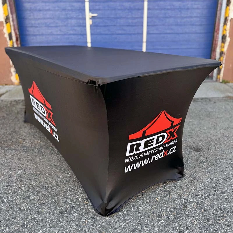 Elastický potah s potiskem pro skládací CATERING stůl