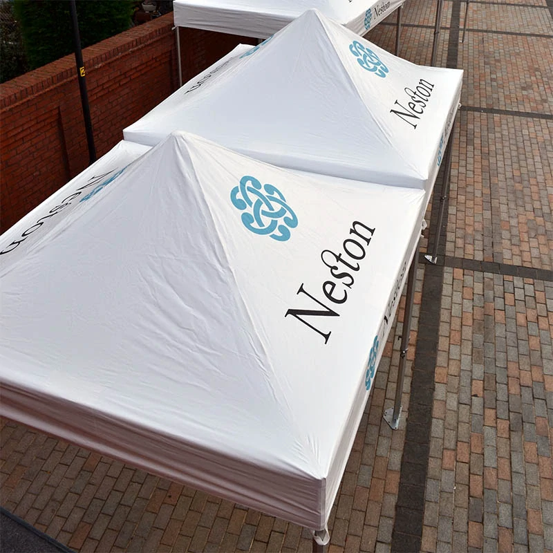 2x Nůžkový párty stan 3x3m - Balíček 1