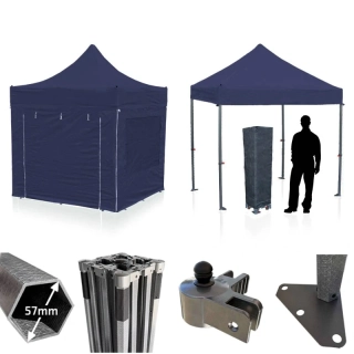 Nůžkový párty stan RedX® PROFI EXTREME COMPOSITE 3x3 m