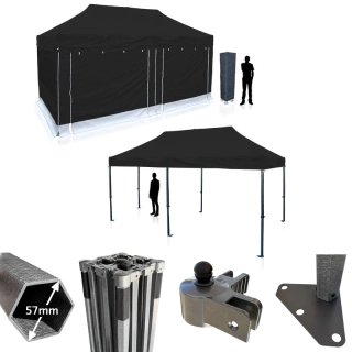 Nůžkový párty stan RedX® PROFI EXTREME COMPOSITE 4x8 m