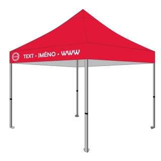 Vinylový potisk jednoho 2m límce střechy