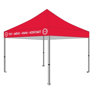 Vinylový potisk jednoho 3m límce střechy