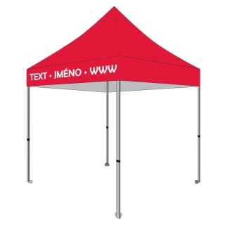 Vinylový potisk jednoho 1,5m límce střechy