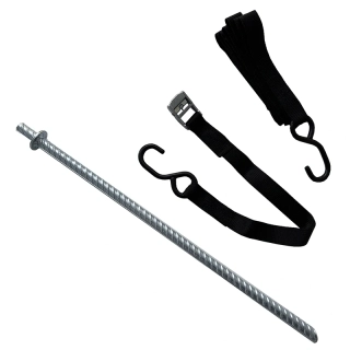 Industriální kotvící sada 50cm pro nůžkové stany na měkké povrchy