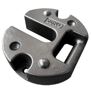 Železné závaží 20kg pro nůžkové stany