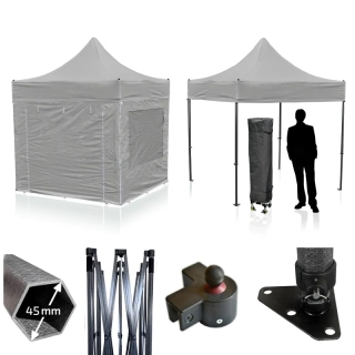 Nůžkový párty stan RedX® PROFI COMPOSITE 3x3 m