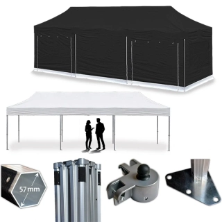 Nůžkový párty stan RedX® PROFI EXTREME 4x12 m