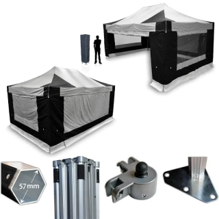 Nůžkový párty stan RedX® PROFI EXTREME 4x6 m