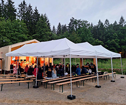 Catering party stan nůžkový RedX